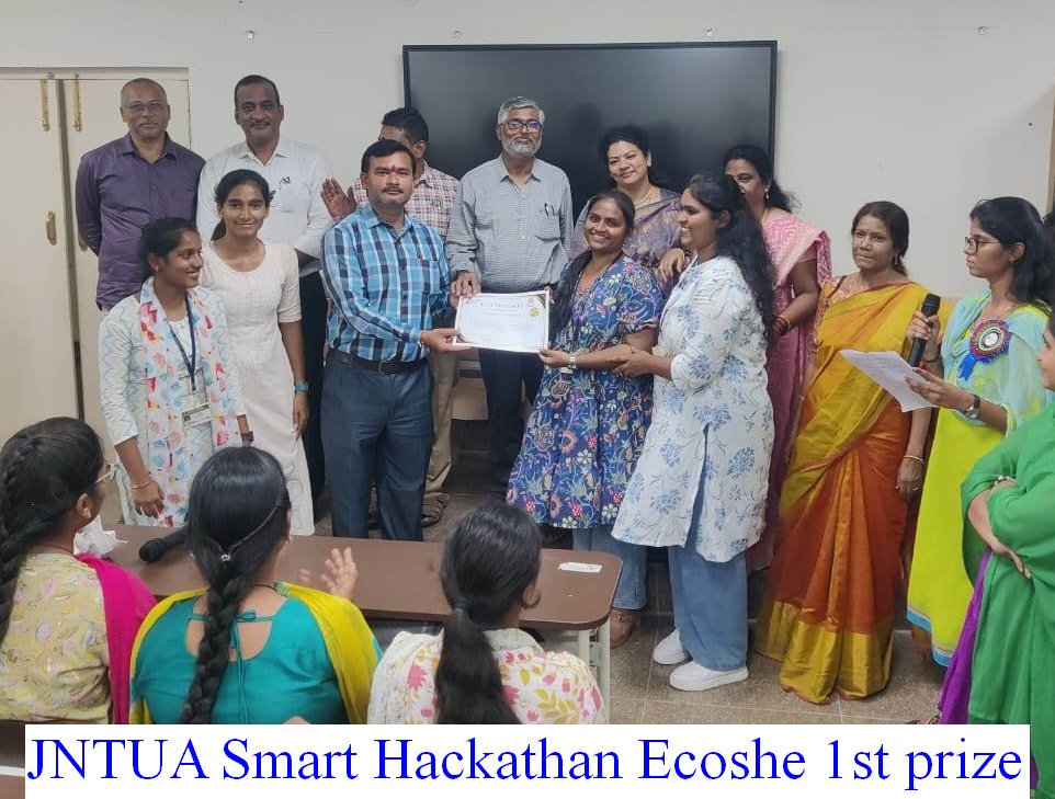 JNTUA Ecoshe 1st Prize